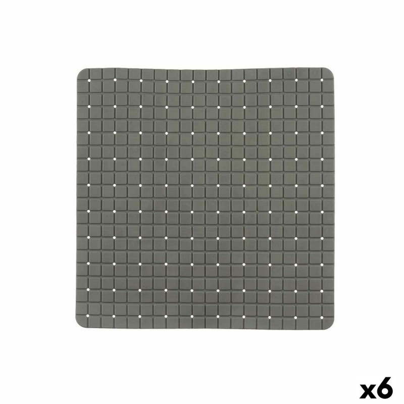 Non-slip Shower Mat Frames Grey PVC...