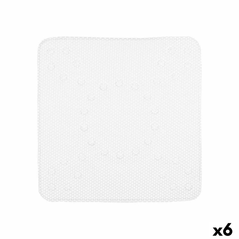 Non-slip Shower Mat White PVC 53 x...