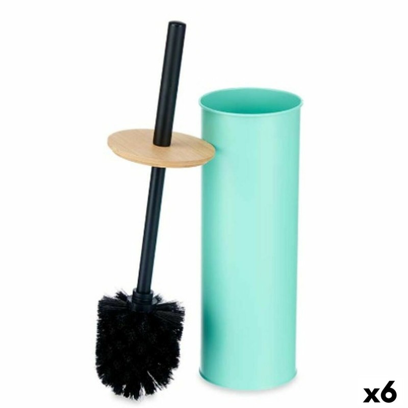 Toilet Brush Mint Metal Bamboo...