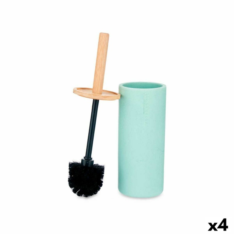 Toilet Brush Mint Wood Resin 10,5 x...