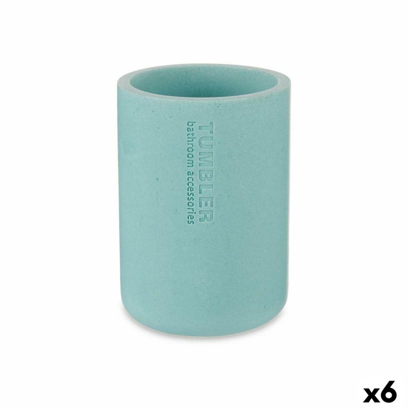 Toothbrush Holder Blue Resin 7,8 x...