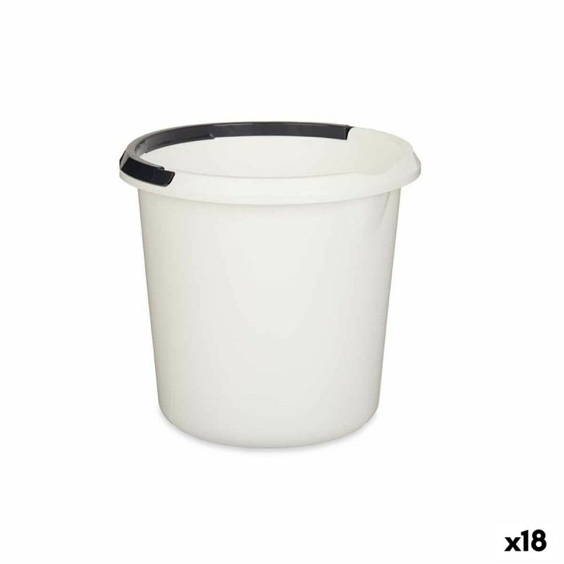 Bucket with Handle White Anthracite...