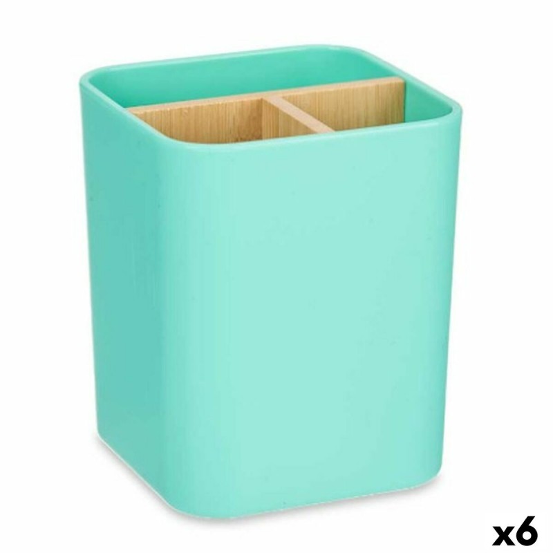 Toothbrush Holder Green Bamboo...