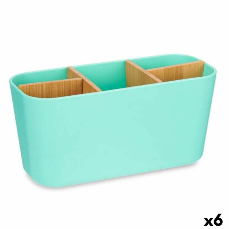 Toothbrush Holder Green Bamboo...