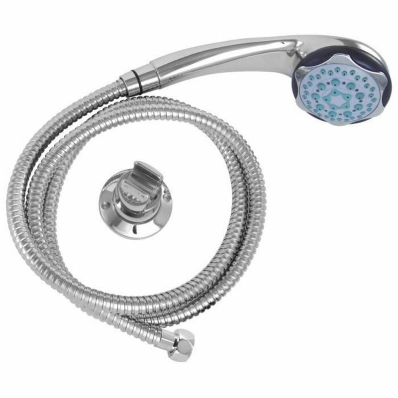 A shower head with a hose to direct...