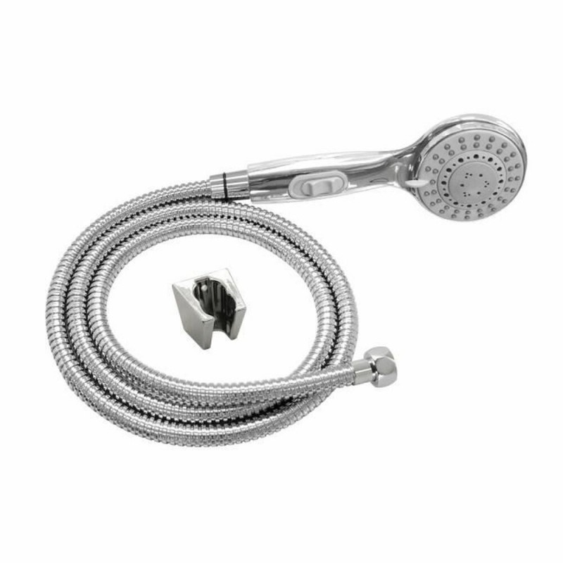 A shower head with a hose to direct...