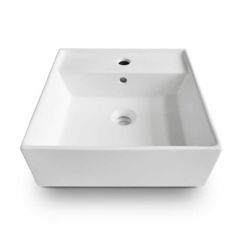 Lavabo Oceanic Lenã Ceramica Quadrato...