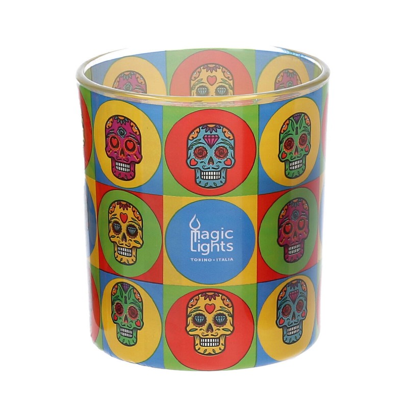 Kerze Magic Lights Totenkopf (7,5 x...