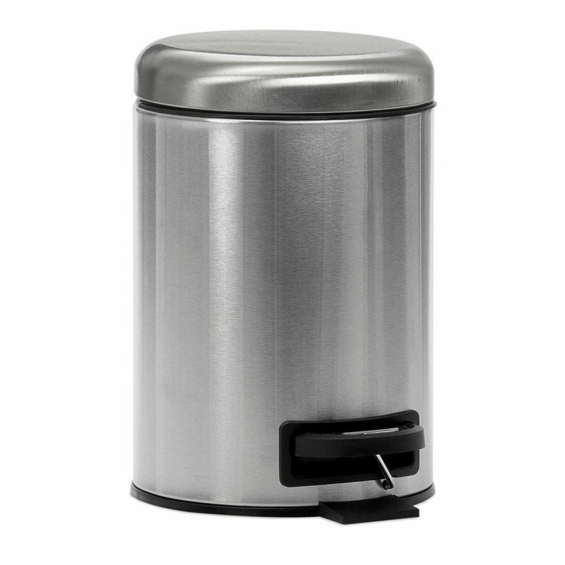 Pedal bin Andrea House Metal Silver 3...