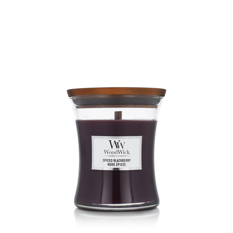 Geurkaars Woodwick Spiced Blackberry...