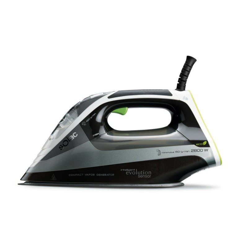 Steam Iron Solac Black 2800 W 240 V...