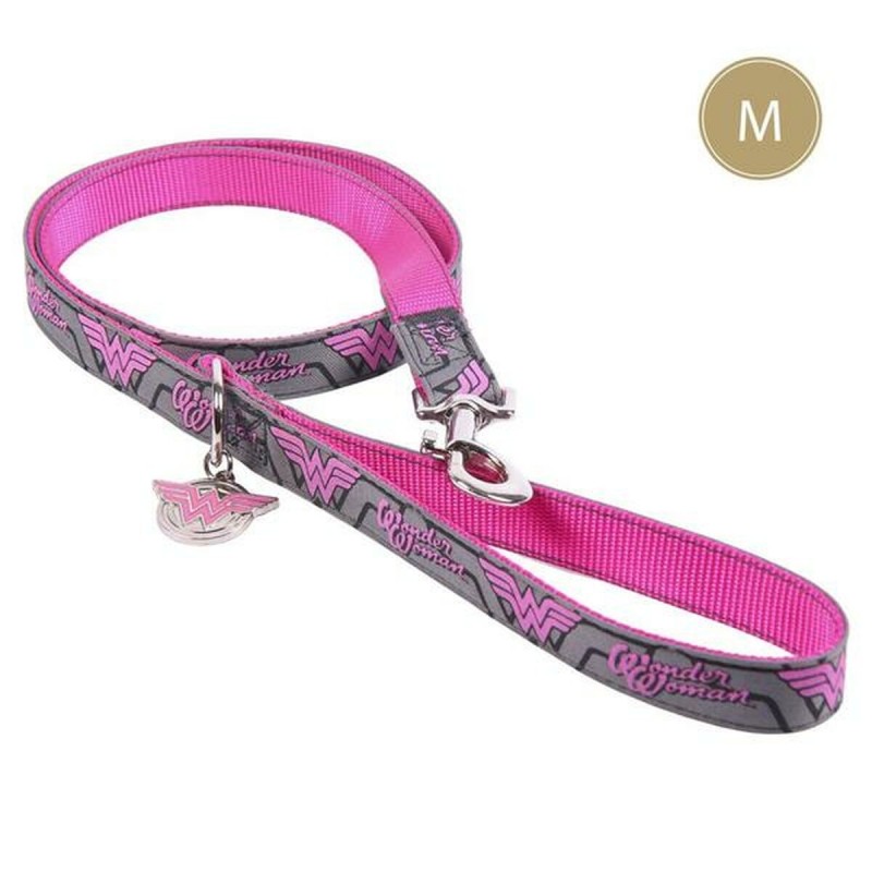 Dog Lead Wonder Woman Pink