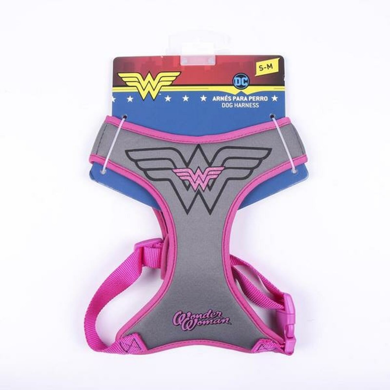 Dog Harness Wonder Woman Pink M/L