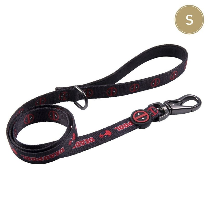 Dog Lead Deadpool Black