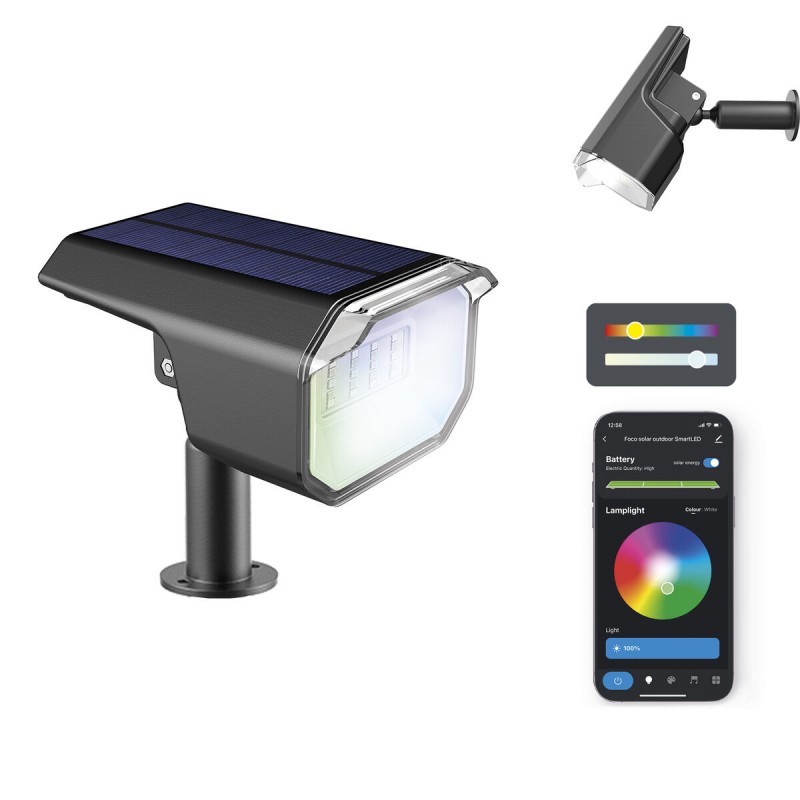 Foco Solar KSIX SmartLED