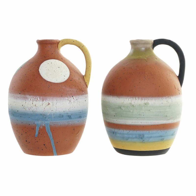 Vase DKD Home Decor Bunt Terrakotta...