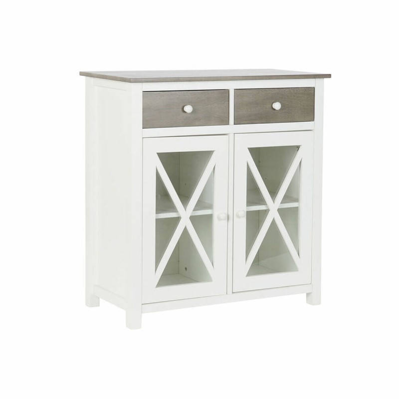 Cassettiera DKD Home Decor Bianco...