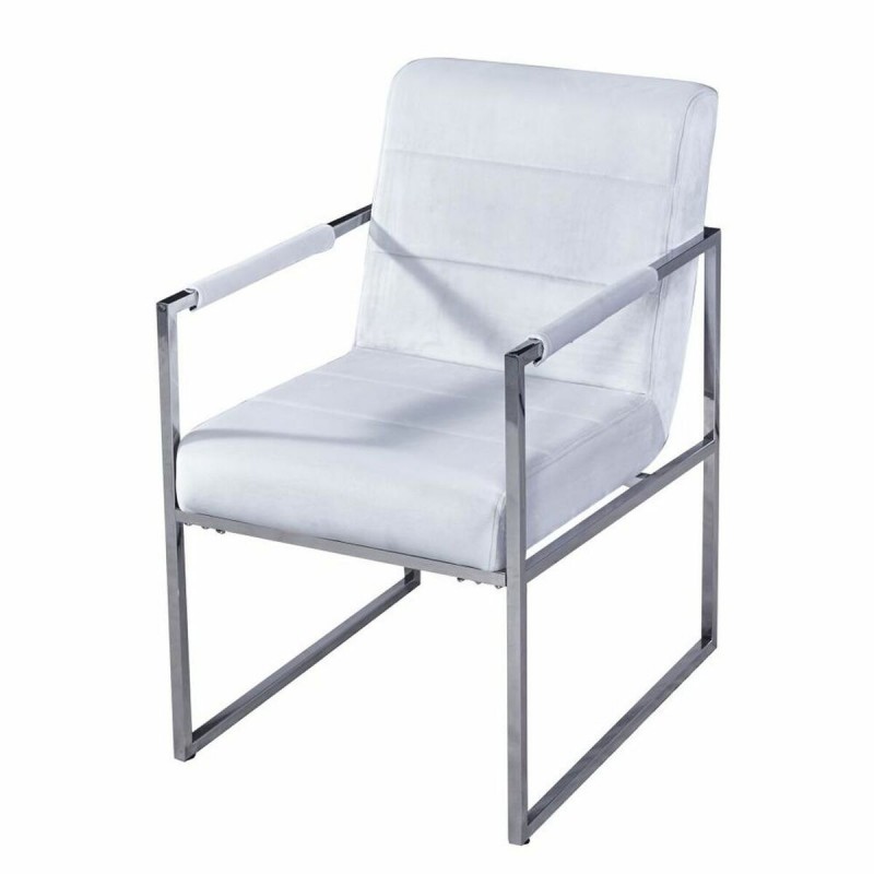 Chair DKD Home Decor White Steel...