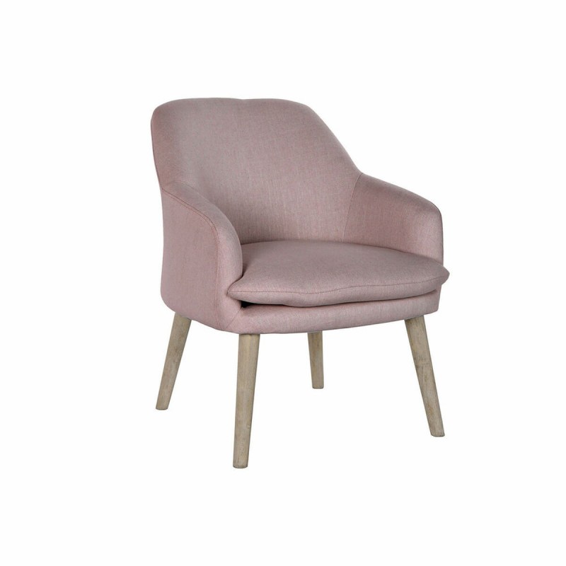 Chair DKD Home Decor Pink Wood 61 x...