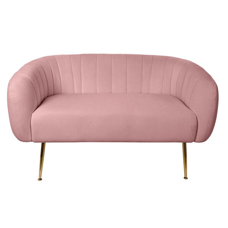 Sofa DKD Home Decor Pink Golden Foam...