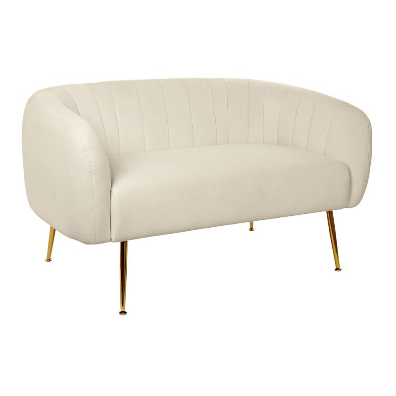 Sofa DKD Home Decor Beige Gouden...