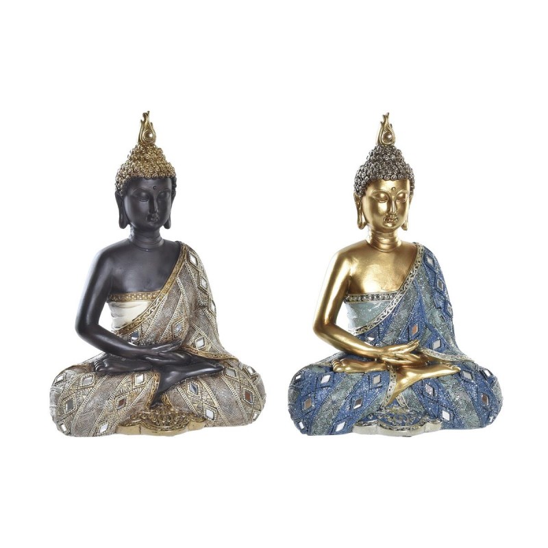 Decorative Figure DKD Home Decor Blue...