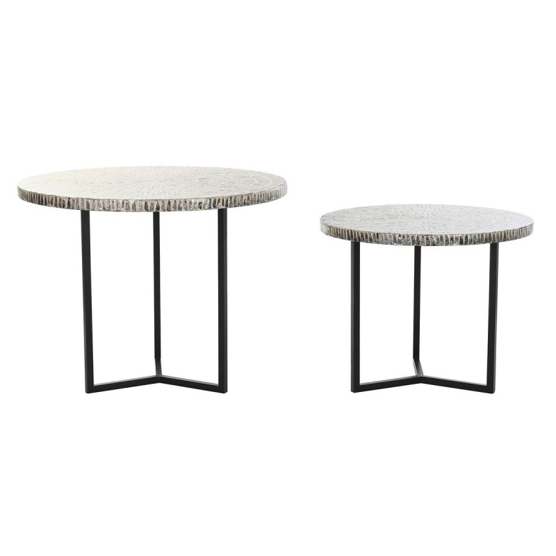 Jeu de 2 tables DKD Home Decor Beige...