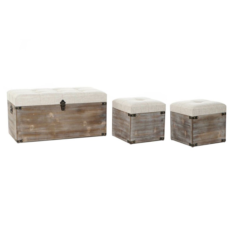 Kofferset DKD Home Decor Hout...