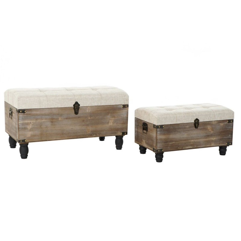 Banc de coffre DKD Home Decor 2...