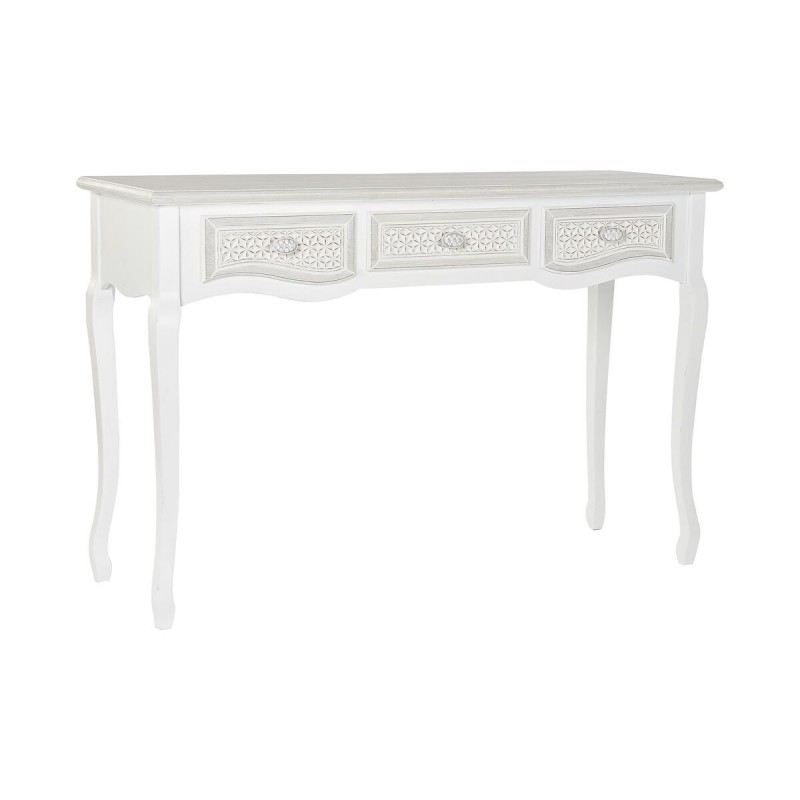 Console DKD Home Decor Bois MDF Blanc...