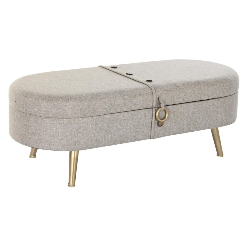 Banc de coffre DKD Home Decor Gris...