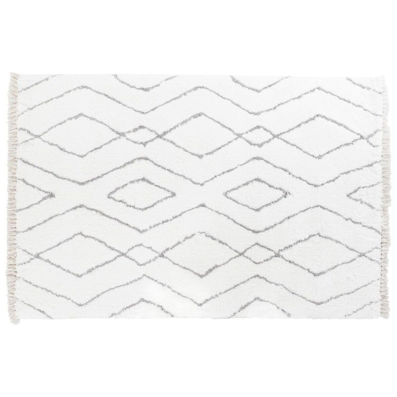 Alfombra DKD Home Decor Blanco Gris...