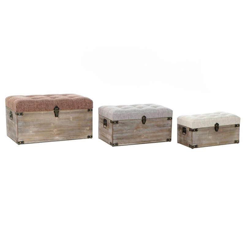 Lot de paniers DKD Home Decor 65 x 38...