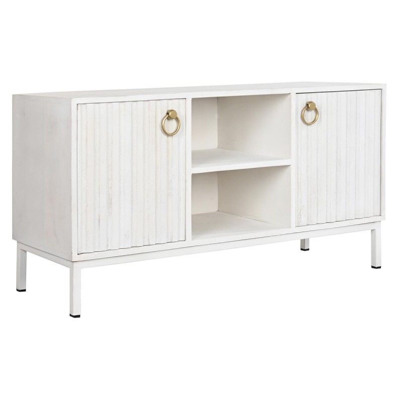 Mueble de TV DKD Home Decor Dorado...