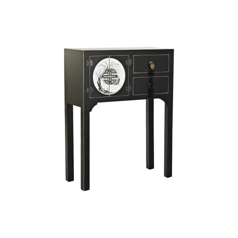 Console DKD Home Decor Blanc Noir...