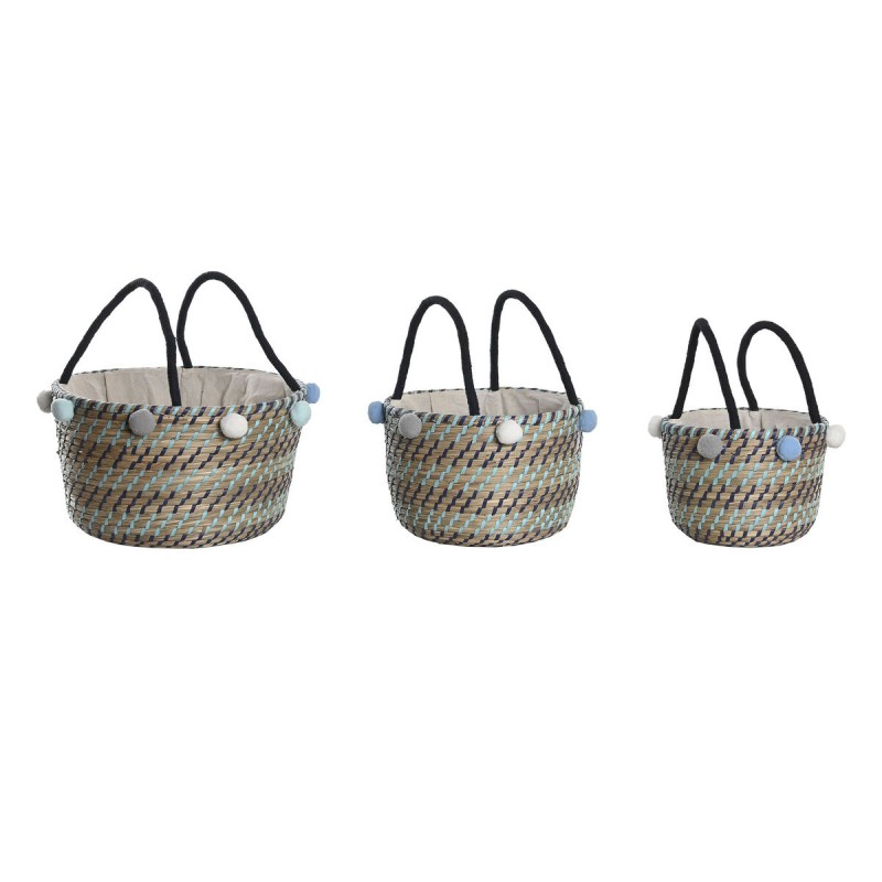 Basket set DKD Home Decor Polyester...