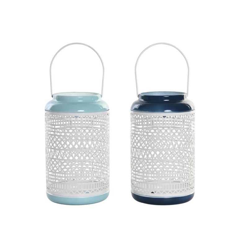 Bougeoir DKD Home Decor Bleu ciel...