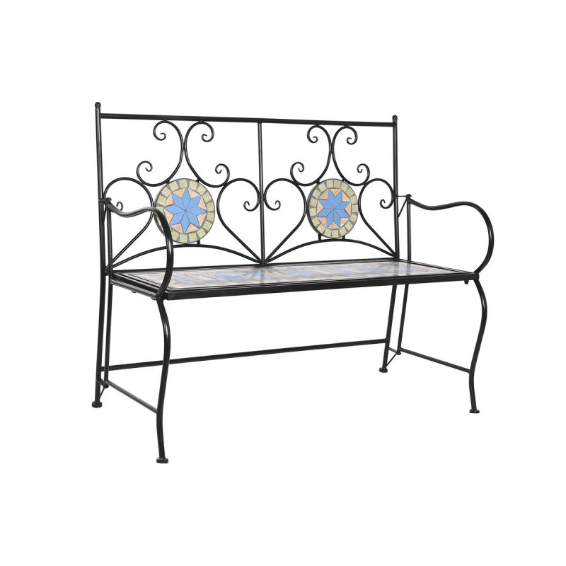 Banc DKD Home Decor Noir Multicouleur...