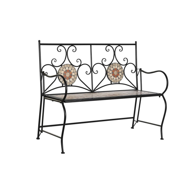 Banc DKD Home Decor Noir Multicouleur...