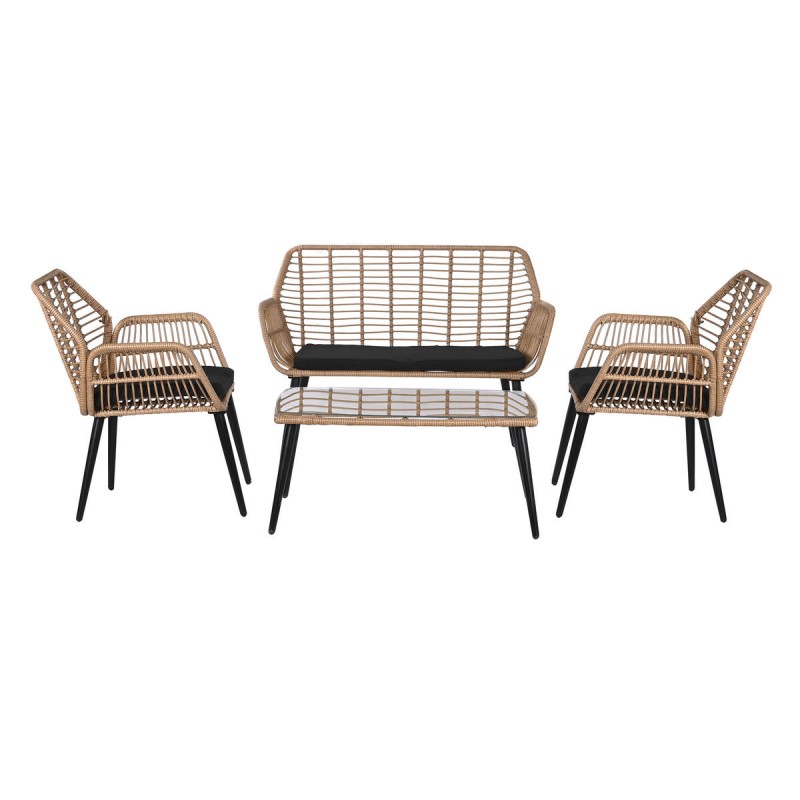 Tafelset met 3 fauteuils DKD Home...