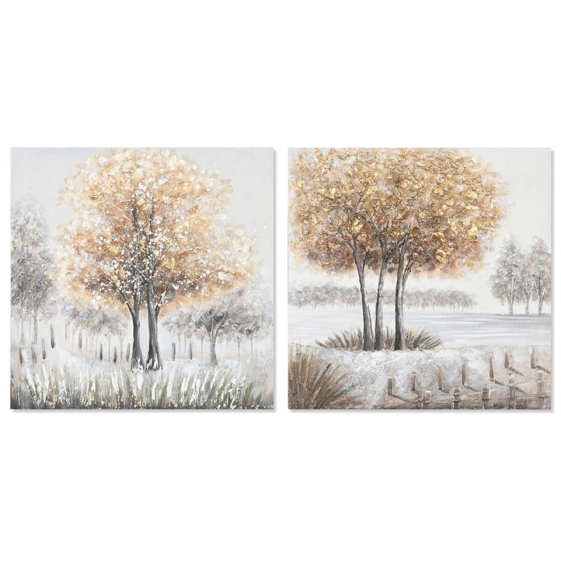 Quadro DKD Home Decor Albero 80 x 3 x...