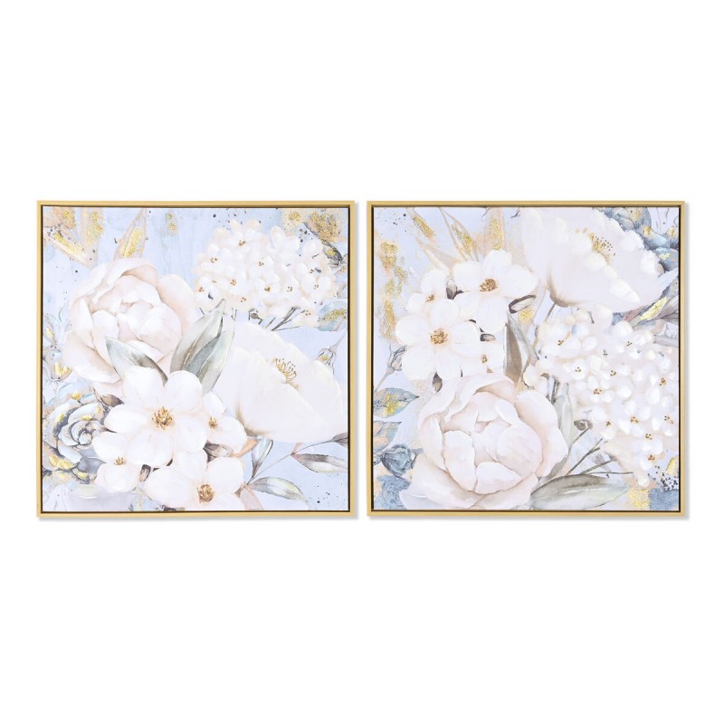 Quadro DKD Home Decor Fiori Romantico...