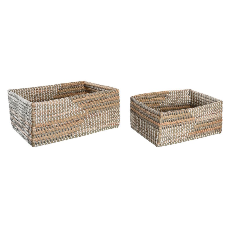 Basket set DKD Home Decor Tropical...