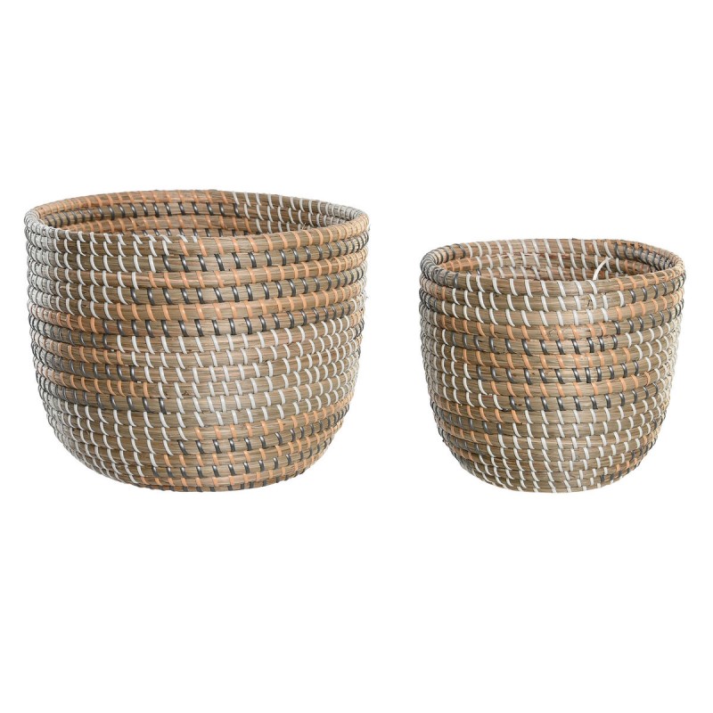 Basket set DKD Home Decor 28 x 28 x...