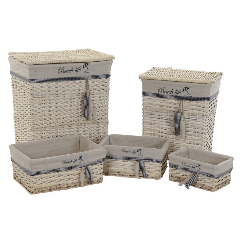 Set di Cestini DKD Home Decor 47 x 35...