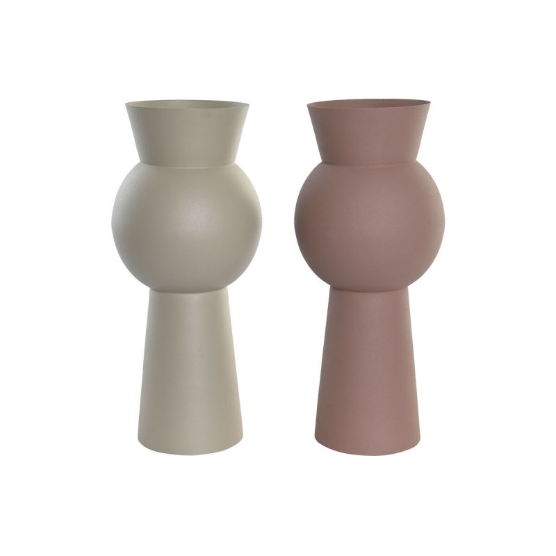 Vase DKD Home Decor Beige Rosa Eisen...