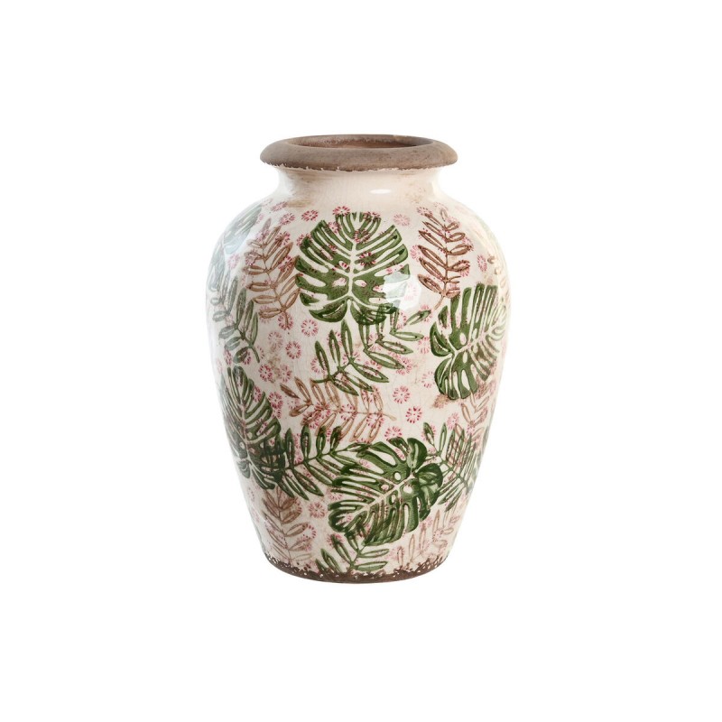 Vase DKD Home Decor Brown White Green...