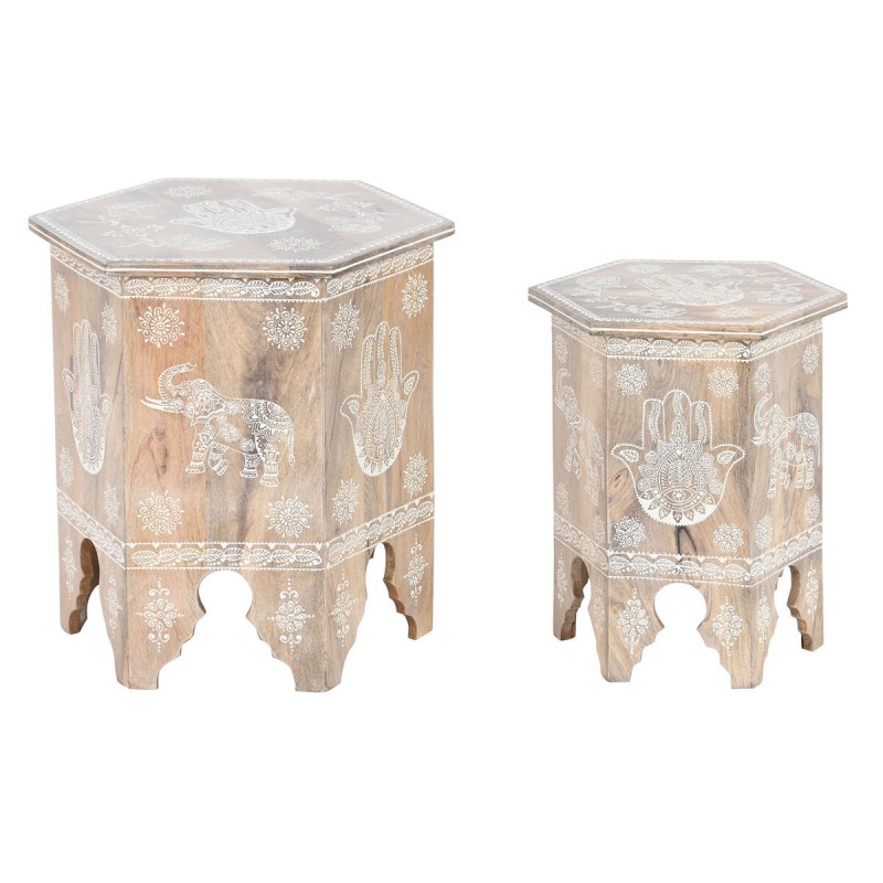 Jeu de 2 tables DKD Home Decor...