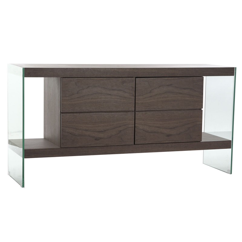 Buffet DKD Home Decor Verre Marron...