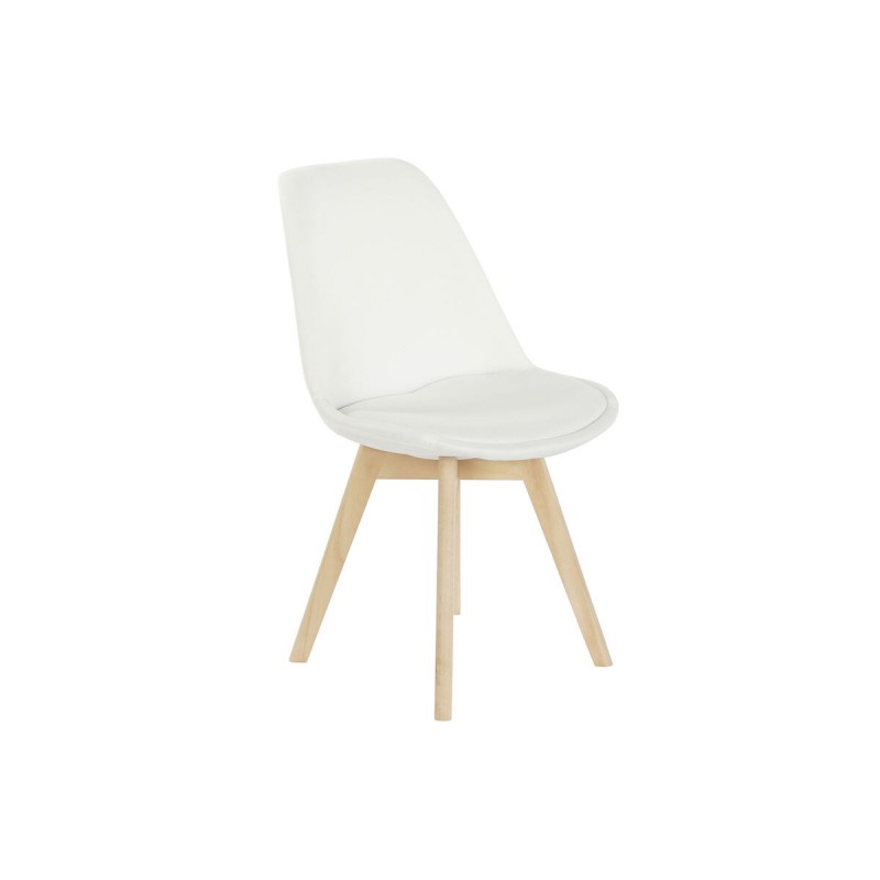 Chaise DKD Home Decor Blanc Mousse...